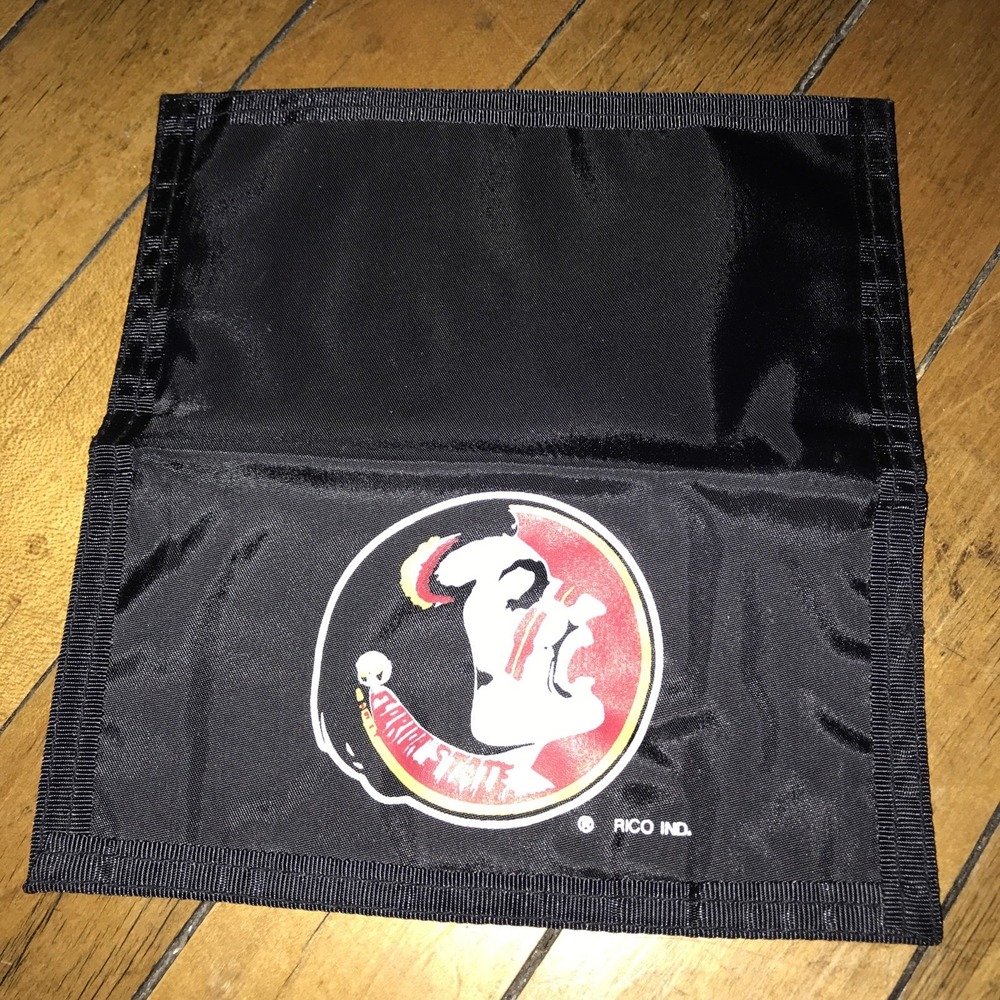 Florida‎ State Seminoles Wallet Checkbook Black With Logo